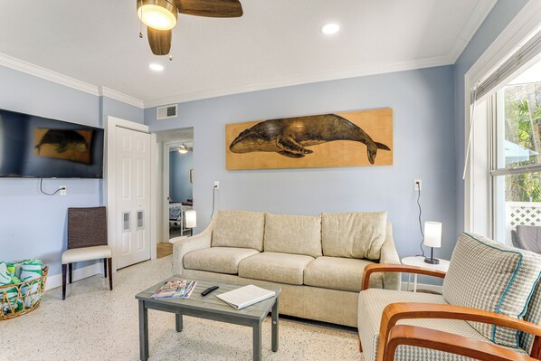 Apartment (2 Bedrooms) | Front of property - Walk to Beaches & Gulf: Indian Rocks Beach Duplex! (Indian Rocks Beach)