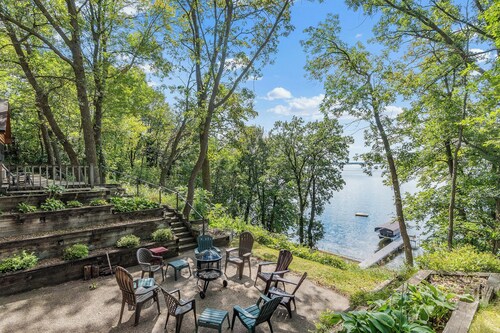 Sandy Beach Family Getaway w/ Fire Pit & Deck!