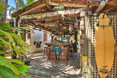 Luxe Home w/ Backyard Paradise, 1 Mi to Beach!