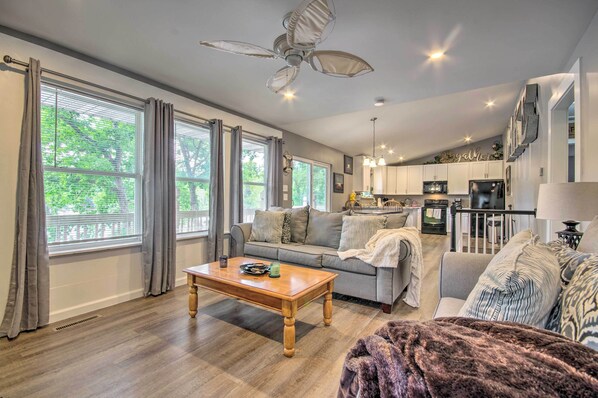 House (3 Bedrooms) | Interior - Lakefront Rocky Mount Escape w/ Dock & Grill! (Rocky Mount)