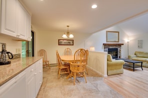 House (4 Bedrooms) | Interior - Deck & Fire Pit: Pocono Lake Home Near Skiing! (Pocono Lake)
