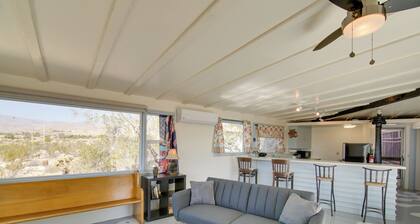 Patio & Views: Eccentric Desert Hot Springs Home