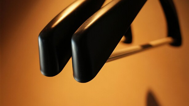 A black hanger on a wall. - Nplus hotel akihabara (Tokyo)
