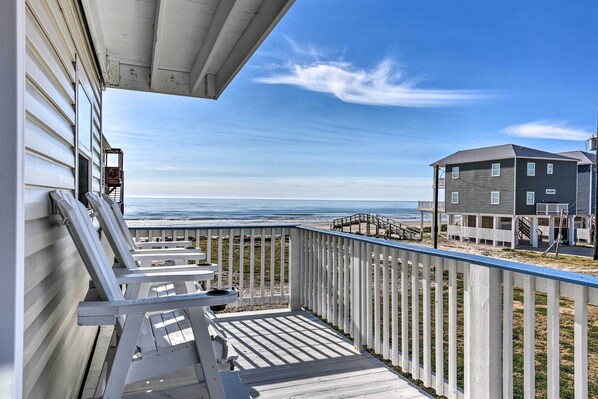 House (3 Bedrooms) | Front of property - Walk to Shore & Eats: Surfside Beach Gem w/ Deck (Freeport)