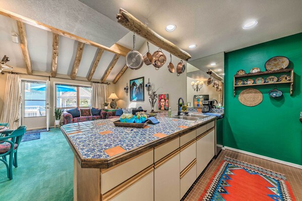Apartment (2 Bedrooms) | Interior - Eclectic Home w/ Deck: 4 Miles to Ski Cloudcroft! (Cloudcroft)
