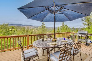 House (3 Bedrooms) | Front of property - 'winnie's Cabin' Ruidoso Retreat: Deck + Mtn Views (Ruidoso)