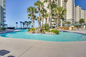 Outdoor pool - Panama City Condo Rental w/ Private Beach Access! (Panama City Beach)