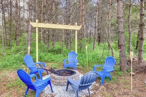 House (4 Bedrooms) | Interior - Game Room + Fire Pit: Poconos Family Getaway (Tobyhanna)