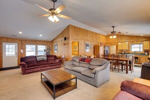 House (2 Bedrooms) | Interior - Minocqua Lakefront Cabin w/ Deck (Minocqua)