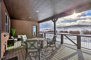 Terrace/patio - Granby Golf Retreat w/ Ski Trails, Mountain View! (Granby)