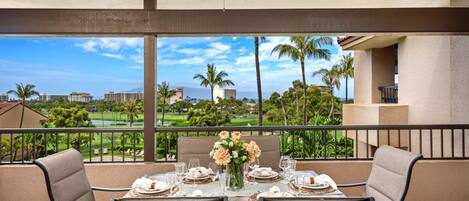 Huoneisto, 2 makuuhuonetta, parveke, osittainen valtamerinäköala (KRO-K303) | Terassi/patio