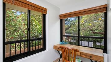 Condo, 2 Bedrooms, Balcony, Partial Ocean View (KRO-K303) | 2 bedrooms, iron/ironing board, bed sheets