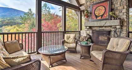 Pool & Mountain Views: Stunning Mill Spring Home!