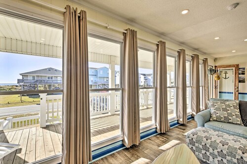 Coastal Home: Walk to Holden Beach!
