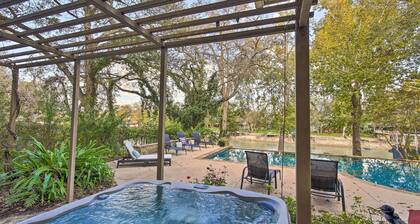 Guadalupe River Paradise w/ Hot Tub, Dock & Kayaks