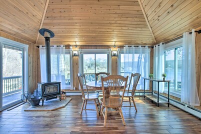 Cozy Lakefront Cottage w/ Fire Pit, Grill & Views!
