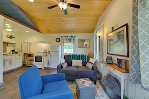 House (1 Bedroom) | Interior - Quiet Country Escape: Fire Pit, Fish On-site! (West Edmeston)