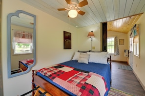House (1 Bedroom) | Interior - Quiet Country Escape: Fire Pit, Fish On-site! (West Edmeston)