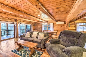 House (2 Bedrooms) | Interior - Spacious Cabin w/ Decks Near Saratoga Springs (Middle Grove)