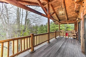 House (2 Bedrooms) | Front of property - Spacious Cabin w/ Decks Near Saratoga Springs (Middle Grove)
