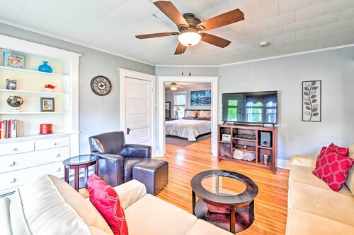 Cozy + Walkable Delmar Getaway w/ Fire Pit!