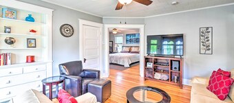 Cozy + Walkable Delmar Getaway w/ Fire Pit!