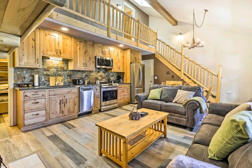 Walk to Grand Lake: Riverfront Gem w/ Fireplace!