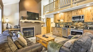 Unclassified image, 2 of 31, button - Walk to Grand Lake: Riverfront Gem w/ Fireplace! (Grand Lake)