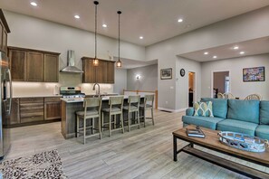 Interior - Covered Deck, Grill & Game Room: Gilford House! (Gilford)