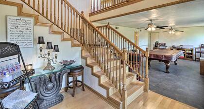 Large Home w/ Games: 4 Mi to Bull Shoals Lake!