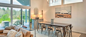 Modern Ocean Shores Getaway With Dock!