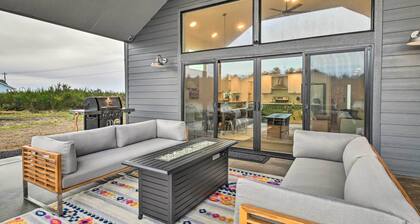 Modern Ocean Shores Getaway With Dock!