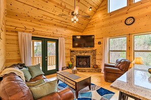 House (1 Bedroom) | Front of property - Cozy Mtn Cabin: Spacious Deck & Forest Views! (Murphy)
