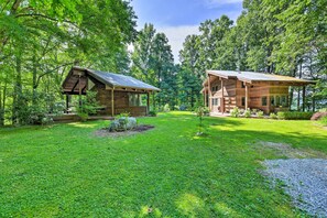 Exterior - Tree-lined Robbinsville Studio, Near Trails! (Robbinsville)