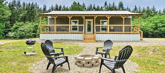 Broken Bow Cabin on 15 Acres w/ Stocked Fish Pond!