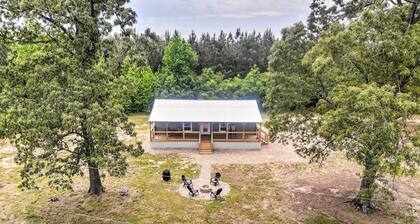 Broken Bow Cabin on 15 Acres w/ Stocked Fish Pond!