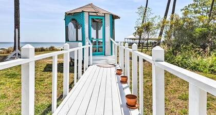 Oceanfront White Stone Cottage w/ Private Beach!