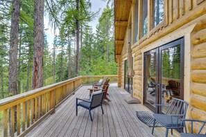 Interior - Hand-crafted Cabin w/ Whitefish Lake Views! (Whitefish)