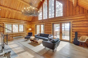 House (2 Bedrooms) | Interior - Hand-crafted Cabin w/ Whitefish Lake Views! (Whitefish)