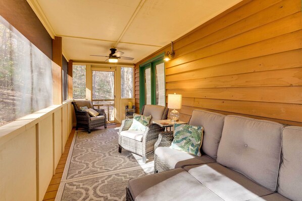 House (2 Bedrooms) | Interior - Smoky Mountain Cabin w/ Fire Pit: Hike & Fish! (Murphy)