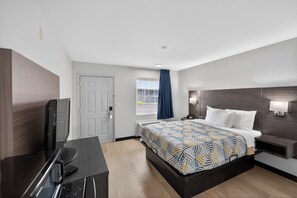 Seprai premium, bantalan ekstra lembut, dan ruang kerja ramah laptop