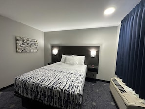 Small Queen Room Non Smoking | Premium bedding, pillowtop beds, laptop workspace, blackout drapes