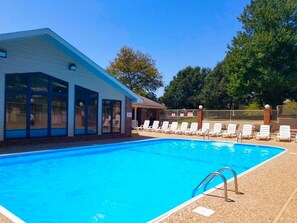 Indoor pool, outdoor pool
