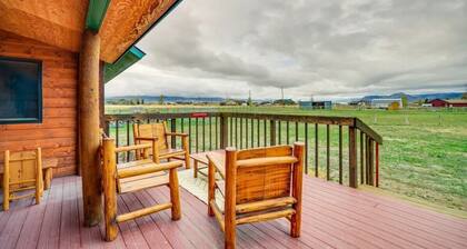 Cody retreat with a view and hot tub