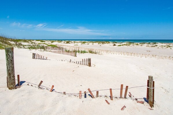 Una spiaggia nelle vicinanze
