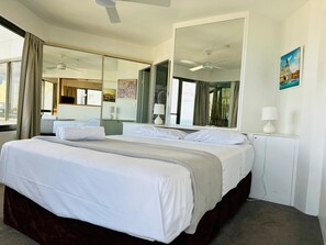 1 bedroom, iron/ironing board, bed sheets
