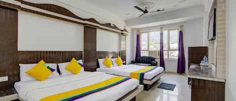 Premium Double Room, Non Smoking | Desk, iron/ironing board