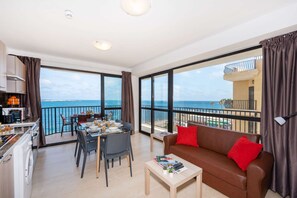 Interior - Islet Promenade Seafront Apartment with large Corner Terrace (Bugibba)