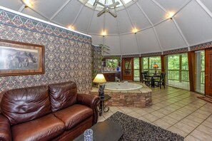 House, 1 Queen Bed, Fireplace | Living area | Fireplace - Dream Catcher (Townsend)