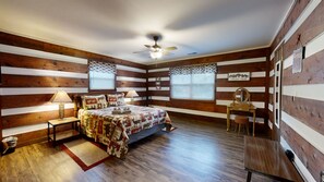 Cabin, Fireplace, Mountain View | 3 bedrooms, individually decorated, individually furnished, free WiFi